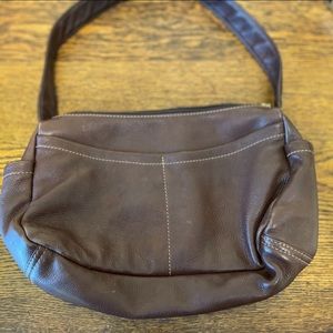 Brown Leather Libare bag